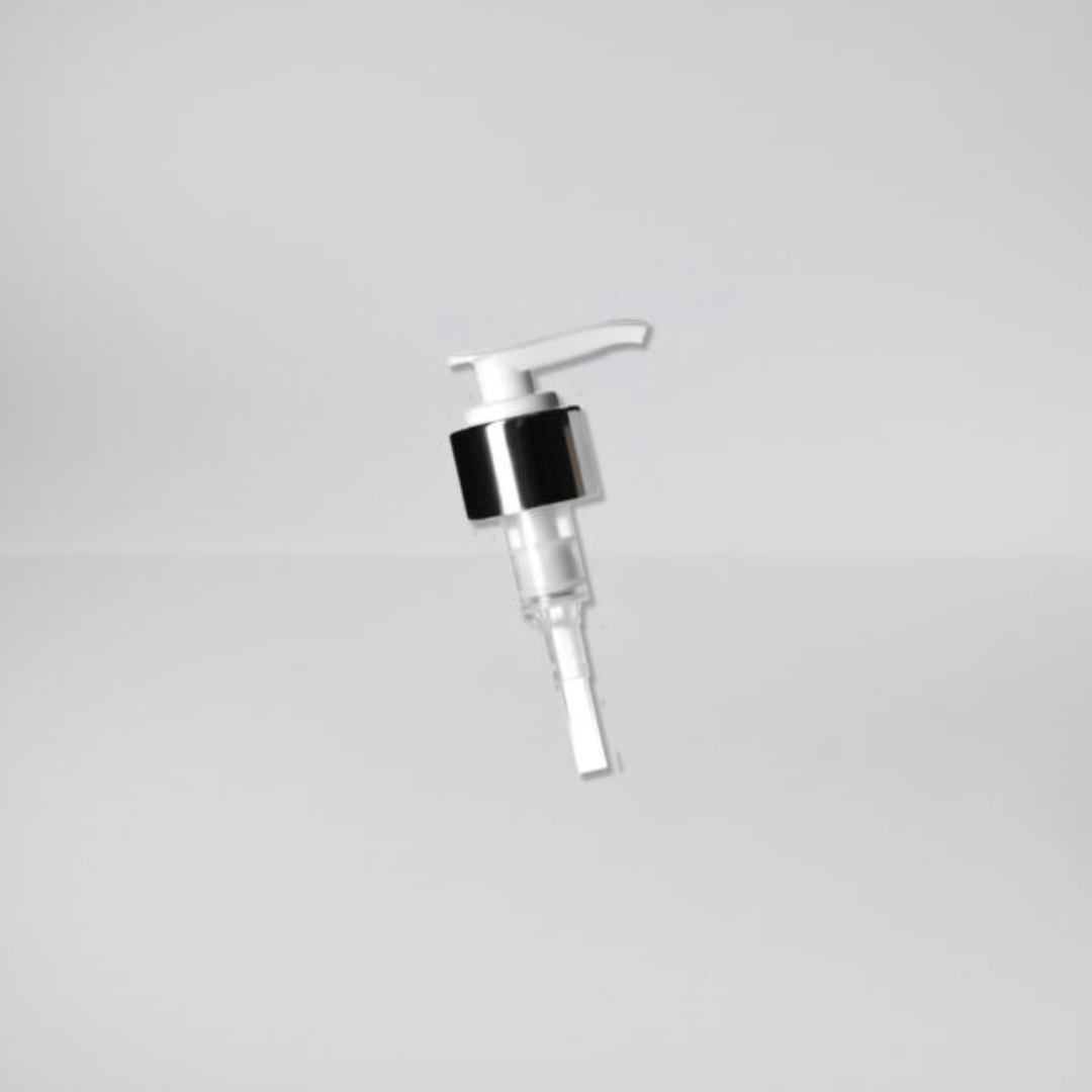 Silver Pump for Skin Script Cleansers