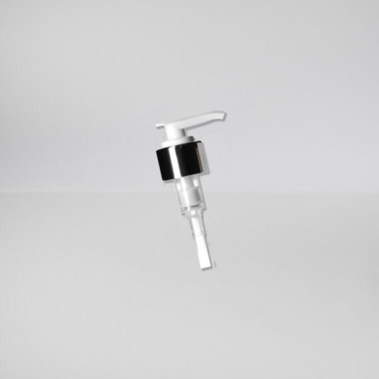 Silver Pump for Skin Script Cleansers