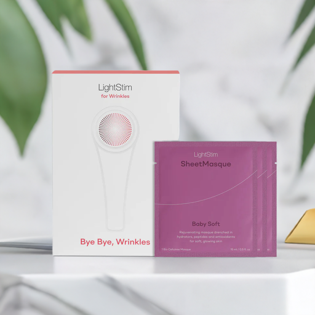 LightStim for Wrinkles + SheetMasque Bundle